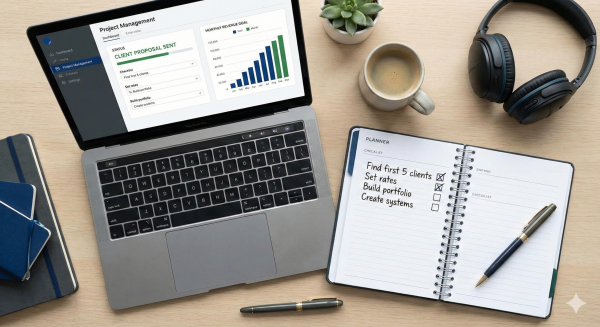 Freelancing 101: From Side Hustle to Full-Time Income